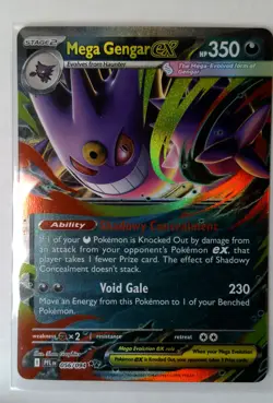 Mega Gengar EX 056 / 094 RARE Phantom Forces Pokemon TCG Dark 350 HP Void Gale - Image 1
