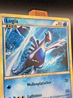 2010 Pokemon TCG Lugia Black Star Promo Holo Rare Deutsch German HGSS02 NM-MT - Image 5