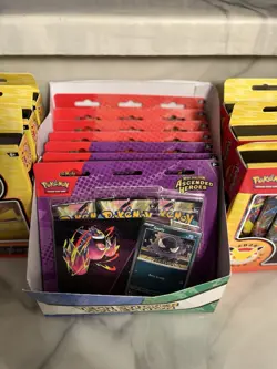 Ascended Heroes Tech Sticker Collection Lot of 7 & Pokemon Day 2026 lot 6 Boxes - Image 2