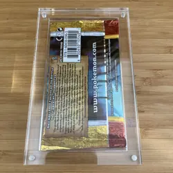 Pokemon TCG Undaunted booster pack Sealed Mint Condition with acrylic case - Image 2