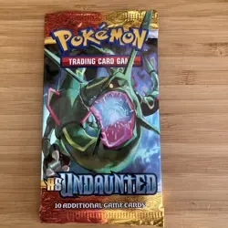Pokemon TCG Undaunted booster pack Sealed Mint Condition with acrylic case - Image 3