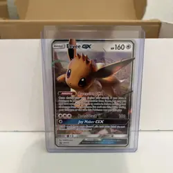 Pokemon Eevee GX SM175 Sun & Moon Black Star Promo Holo Card NM/M - Image 1