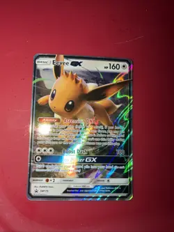 Pokemon Eevee GX SM175 Sun & Moon Black Star Promo Holo Card NM/M - Image 1