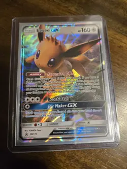 Pokemon Eevee GX SM175 Sun & Moon Black Star Promo Holo Card NM/M - Image 1