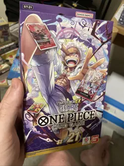 ONE PIECE TCG: GEAR5 STARTER DECK EX 21 (ST-21) FACTORY SEALED/ENGLISH - Image 1