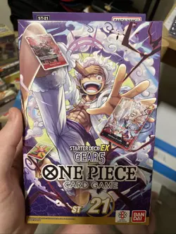 ONE PIECE TCG: GEAR5 STARTER DECK EX 21 (ST-21) FACTORY SEALED/ENGLISH - Image 2