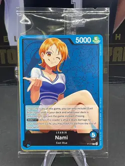 One Piece Promos Nami P-117 Go All The Way To The Top! OP13 Promo SEALED English - Image 1
