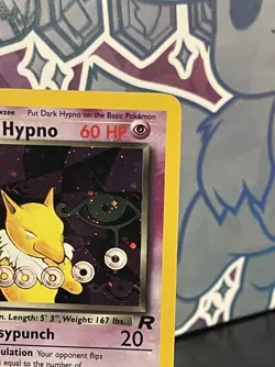 Dark Hypno 9/82 Team Rocket Pokemon Card TCG Vintage WOTC LP - Image 5