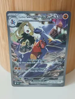 Cynthia's Garchomp Ex 232/182 Sv10: Pokemon’s Destined Rivals Holo NM - Image 1