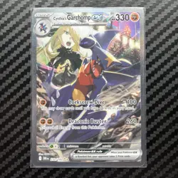 Pokemon Cynthia's Garchomp ex 232/182 SV10 Destined Rivals Full Art Holo NM - Image 1