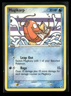 Magikarp 64/107 Non Holo Common Deoxys MP Pokemon - Image 1