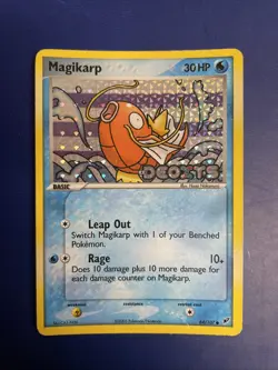 Pokemon Card Magikarp EX Deoxys Reverse Holo Stamped 64/107 - Image 1