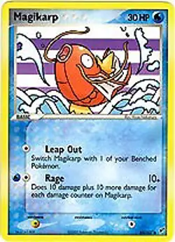 Pokemon EX Deoxys 64/107 Common Card - Magikarp - Image 1