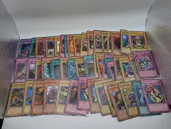 Vintage Yu-Gi-Oh! Old Trading Cards Card Bundle TCG Job Lot Bulk 50 Cards - Image 1
