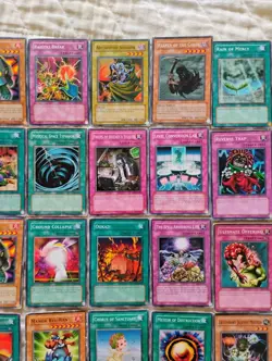Vintage 1996 Yu-Gi-Oh Trading Card Lot Of 43 With 1 Holographic - Image 4