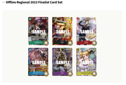 One Piece Card Game - Offline Regional 2023 FINALIST Card Set - Promo - Image 1