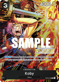 One Piece Card Game - Offline Regional 2023 FINALIST Card Set - Promo - Image 3