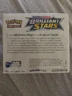 Pokemon TCG BRILLIANT Stars Booster Box x36 Packs New Factory Sealed - Image 2