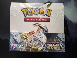 Pokemon TCG Brilliant Stars Booster Box Factory Sealed 36 Packs Brand New - Image 1
