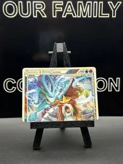 Suicune and Entei Legend Top 94/95 Holo Card Pokemon TCG Unleashed - Image 1
