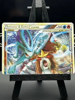 Suicune and Entei Legend Top 94/95 Holo Card Pokemon TCG Unleashed - Image 3