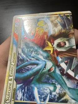 Suicune & Entei Legend 94 95/95 Top & Bottom Heartgold Soulsilver Pokemon Cards - Image 3