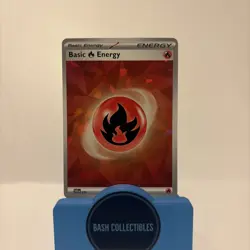010 SVE FIRE ENERGY | RARE CRACKED ICE HOLO | SCARLET & VIOLET POKEMON CARD - Image 1