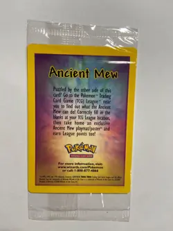 SEALED Ancient Mew Pokemon New Movie Promo Double Holo Foil Rare 1999-2000 Card - Image 2