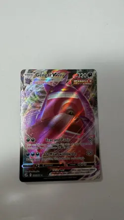Pokemon Gengar VMAX Holo TCG Card 157/264 Fusion Strike - Image 1
