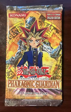 Yu-Gi-Oh! PHAROANIC GUARDIAN 9 Card Booster Pack - Image 1