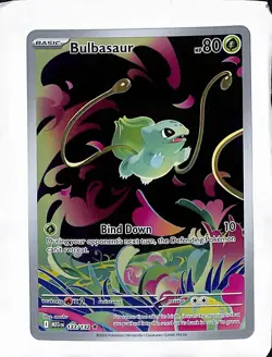 Bulbasaur IR Mega Evolutions 133/132 Pokemon Card Near Mint - Image 1
