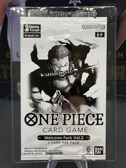 One Piece Card Game TCG Welcome Pack Vol.2 Sealed Promo English - Image 1