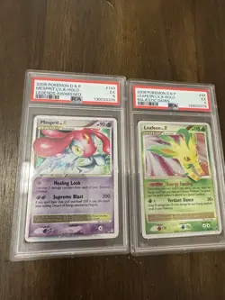 2008 Pokemon Leafeon LV.X Holo PSA 5 Diamond & Pearl Majestic Dawn #99/100 - Image 1