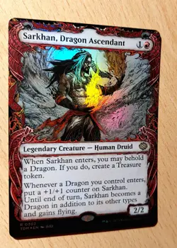 Mtg Magic: # FOIL # Sarkhan, aufstrebender Drache, Dragon Ascendant, Special Art - Image 2