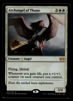 MRM ENGLISH FOIL Archangel of Thune - Archange de Thiune NM MTG magic 2XM - Image 1