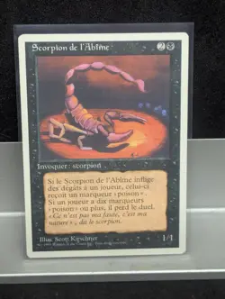 Pit Scorpion LP X1 MTG Core Set 4th Edition MTG FRENCH - Image 1