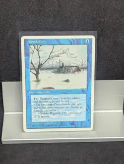 Flood LP X1 MTG Core Set 4th Edition MTG FRENCH - Image 1