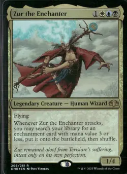 Zur the Enchanter #206 (Foil) (NM) Dominaria Remastered DMR Magic MTG - Image 1