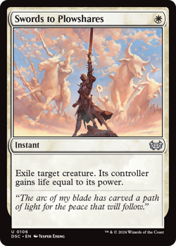 Swords to Plowshares [Duskmourn: House of Horror Commander] - Image 1