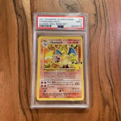 PSA 9 2021 POKEMON CELEBRATIONS CHARIZARD #4/102 CLASSIC COLLECTION HOLO - Image 1