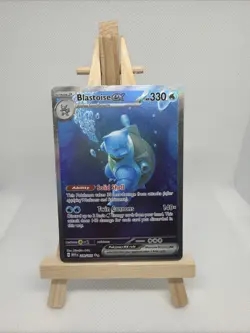 Pokemon TCG Blastoise ex 200/165 Full Art Ultra Rare Scarlet & Violet 151 NM/M - Image 1