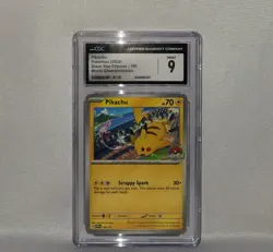 2024 Pokemon TCG Pikachu Black Star Promos - 190 World Championships CGC 9 MINT - Image 1