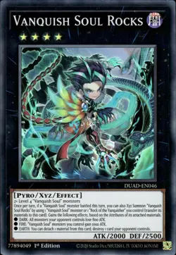 Vanquish Soul Rocks - Super Rare 1st Edition DUAD-EN046 - NM - YuGiOh - Image 1