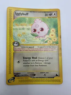 2003 Pokemon Card - Igglybuff Skyridge 67/144 Non Holo Vintage MP SEE PHOTOS - Image 1