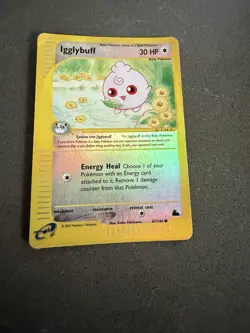 Pokemon TCG English Skyridge Igglybuff Reverse Holo Card 67/144 - Image 1