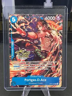 One Piece Monkey D. Luffy Ace Sabo 3rd Anniversary Set Stamped Promo - Image 3