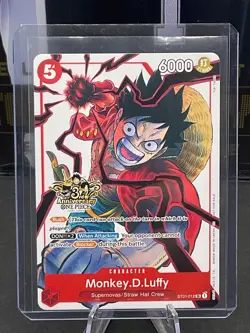 One Piece Monkey D. Luffy Ace Sabo 3rd Anniversary Set Stamped Promo - Image 5