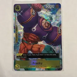 Franky Parallel OP07-107 500 Years in the Future English One Piece TCG Alt Art - Image 1