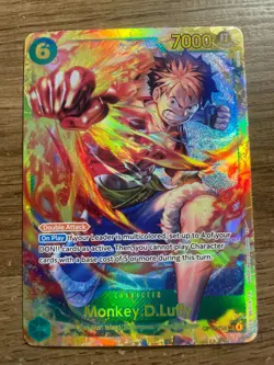 Monkey.D.Luffy (118) OP13-118 Carrying On His Will Foil - Image 1