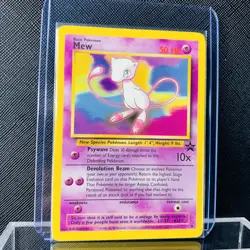 Mew 8 Promo Black Star Pokemon Card League 2000 WOTC Vintage 2x - Image 3